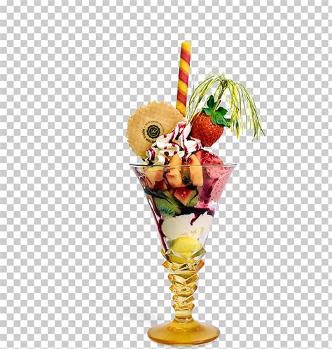 Sundae Cocktail Garnish Knickerbocker Glory Ice Cream Cones Png