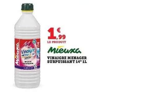 Promo Vinaigre M Nager Surpuissant L Mieuxa Chez Hyper U