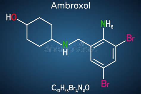 Ambroxol Mucoactive Drug Molecule It Is Aromatic Amine Secretolytic