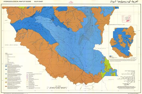 Hydrological Map of Sudan. South Sheet. - ESDAC - European Commission