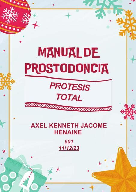 Manual De Prostodoncia AXEL KENNETH JACOME HENAINE UDocz