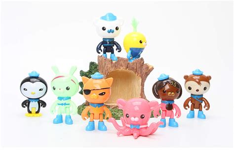 Lebery Octonauts Cake Topper 8pcs Mini Octonauts Figures Birthday Cake
