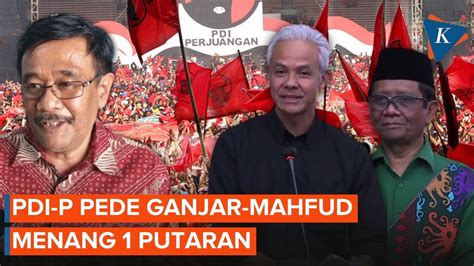 Duet Ganjar Dan Mahfud Tuai Optimisme Pdi P Yakin Bisa Menang Putaran