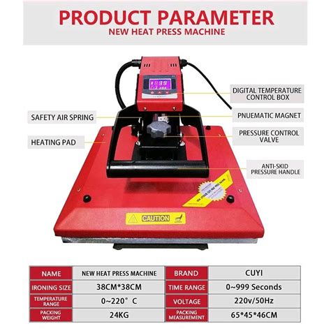 Cuyi Digital New Model Heat Press A Size Heavy Duty Machine Upgraded