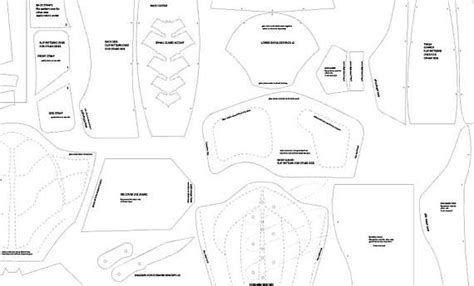 Free Cosplay Foam Templates Printable Templates