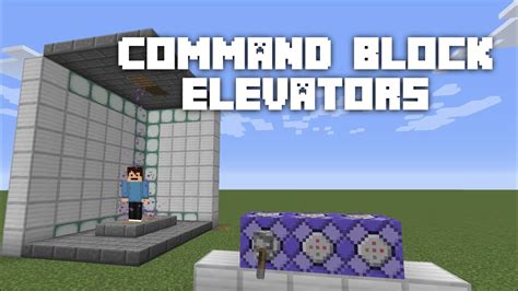 New Minecraft Command Block Elevators Simple Command Tutorial Make Elevators In Minecraft Java