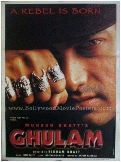 Ghulam Aamir Khan movie posters classic