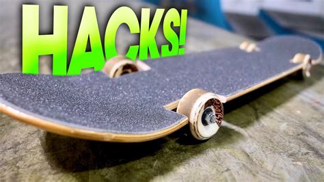 SLAMMED SKATEBOARD HACKS! - YouTube