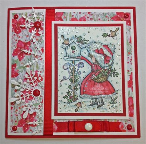 Lora S Crazystamper Blog Feeding Robins Cards Christmas Cards