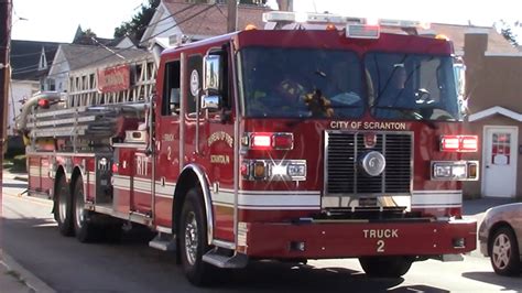 Scranton Fire Department Car Engine Rescue Truck