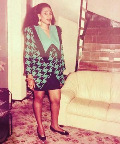 Nkiru Anumudu Has Always Been Fashionable Her Look In The 80s Photo