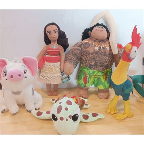 Moana Characters Plush Toy Shopee Philippines