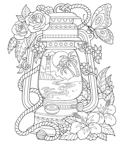 Freebie Friday Tropical Scenes Ty Page Mandala Coloring