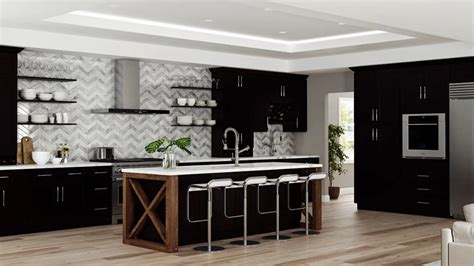 Buy Shaker Espresso Cabinets Kitchen Cabinetry Artofit