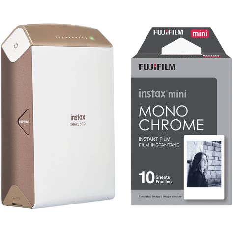 FUJIFILM INSTAX SHARE Smartphone Printer SP 2 With Monochrome