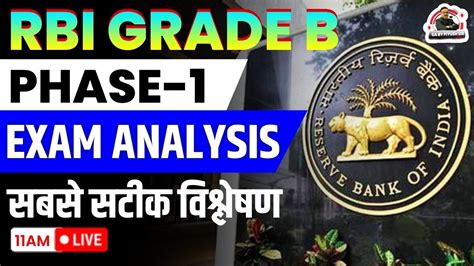 Rbi Grade B Phase Exam Analysis Rbi Grade B Exam Analysis