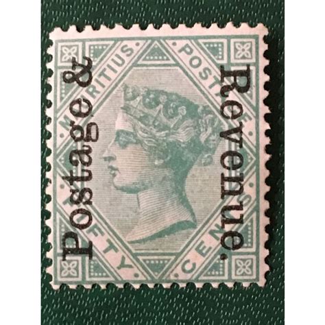 Mauritius Kevii C Green Overprint Mounted Mint Mm Sg Stamp