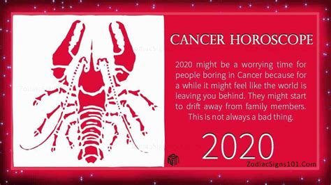 Cancer 2020 Horoscope Zodiacsigns101