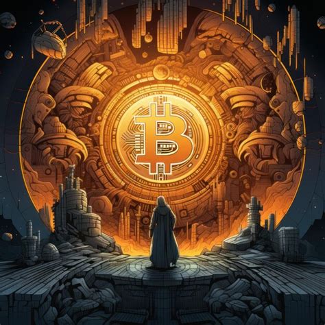 Premium AI Image | bitcoin background