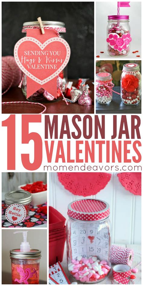 15 Diy Mason Jar Valentines Crafts