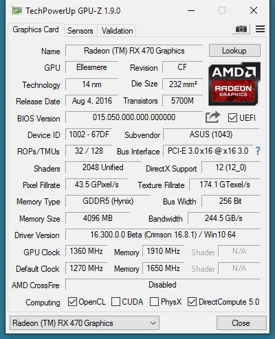 AMD Radeon RX 470 Launched | Geeks3D