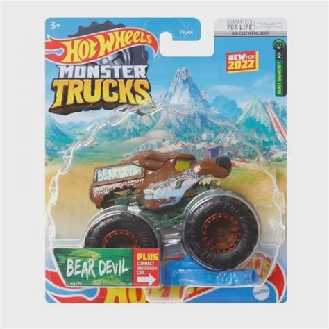 Hot Wheels Monster Trucks Bear Devil Fyj Submarino