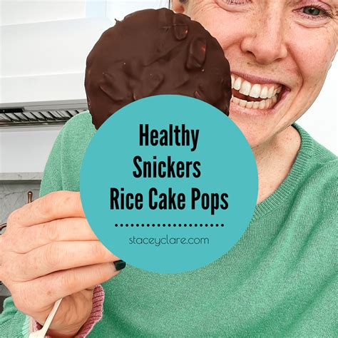 Healthy Snickers Rice Cakes - Stacey Clare