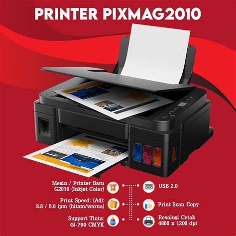 Jual Printer Canon PIXMA G1010 Print Only Single Function G2010 Print