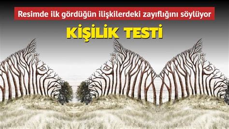 Kişilik testi Resimde ilk zebra görenler ilişkilerde en çok bu