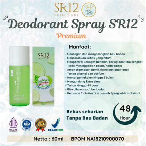 Jual Deospray Premium Sr Deodorant Spray Premium Extra Lime Deo