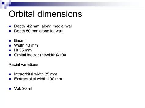 Anatomy Of Orbital Cavity Ppt