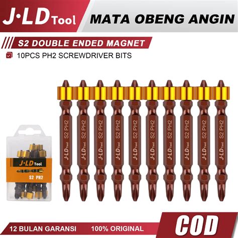 Jual Jld Mata Obeng Angin Magnet Pcs Pcs Set S Ph Mm Double