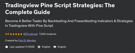 Tradingview Pine Script Strategies The Complete Guide The Premium Course