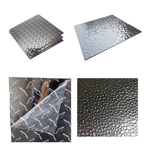 1000 Series Aluminum Diamond Checkered Stucco Tread Embossed Sheet