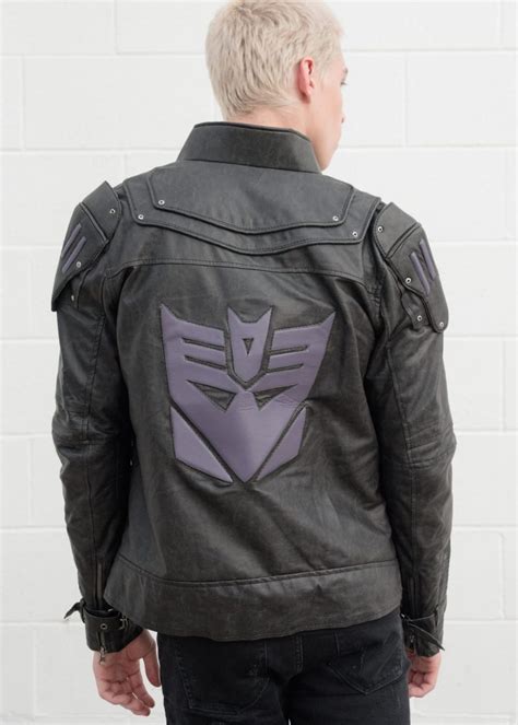 Buy Mens Transformers Decepticon Shield Leather Jacket Lucajackets