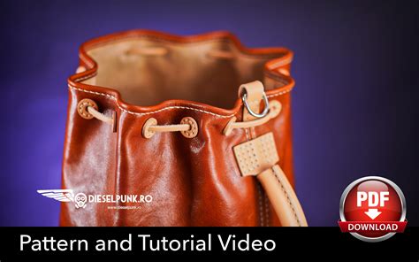 Duffel Bag Pattern Leather Diy Pdf Download Gym Bag Video Tutorial