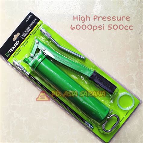 Jual Hand Grease Gun Pump 500cc TEKIRO AU GG1015 Pompa Gemuk Tangan