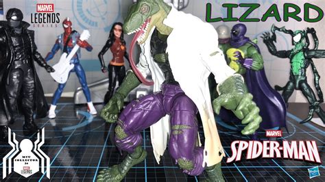 Marvel Legends Lizard Build A Figure Complete Spider Man Lizard Baf Wave Youtube