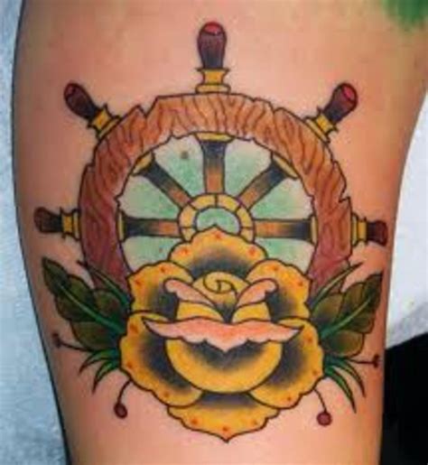 Ships Wheel Tattoos—designs And Meanings Tatring