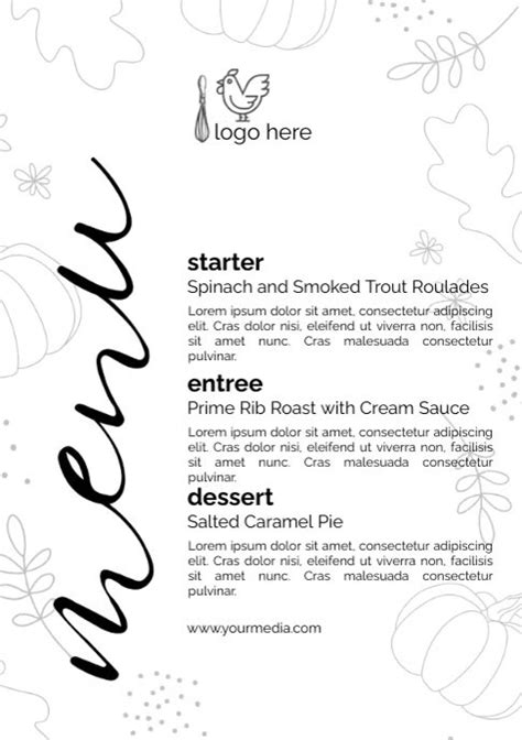 menu Template | PosterMyWall