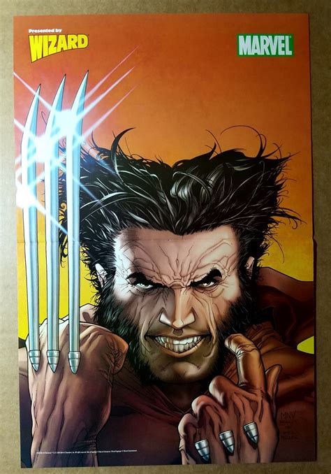 Wolverine Marvel Comics Poster By Steve Mcniven