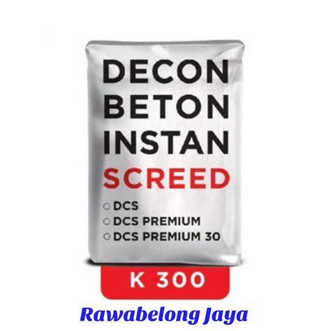 Jual Semen Dc Decon Beton Instan Kg Shopee Indonesia