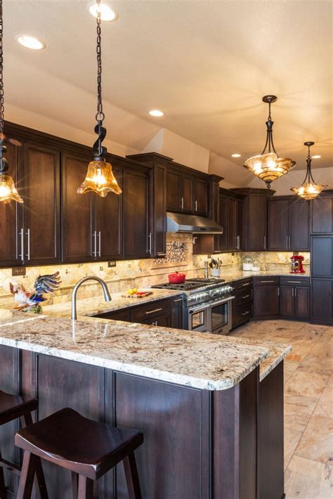 38+ Dark Cabinets With White Granite Countertops