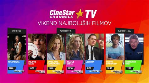 Vikend Najbolj Ih Filmov Je Na Cinestar Tv Channels Youtube