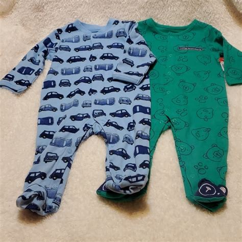 Little Wonders Pajamas Cute Boys Infant Sleepers Poshmark