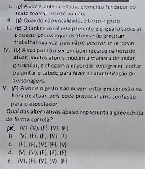 Solved I A Voz Antes De Tudo Elemento Fundador Do Texto