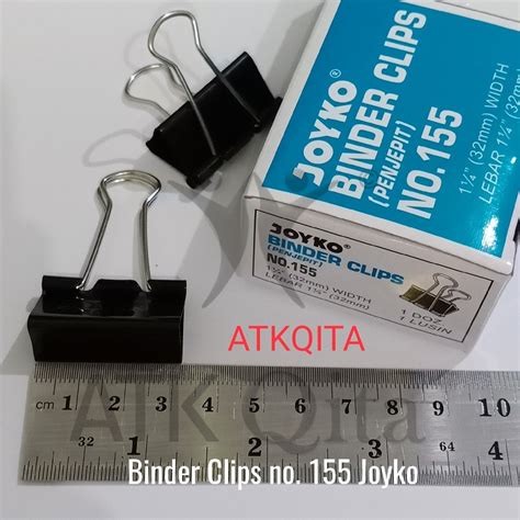 Jual Binder Clip No155 Joyko Ukuran 32mm Dijual Per Lusin Murah