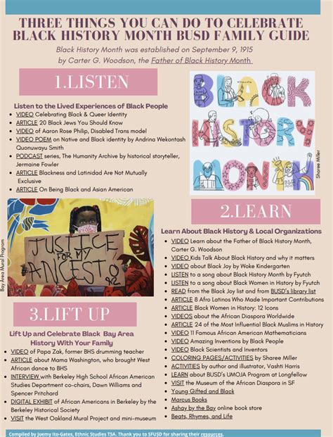 Join Busd In Celebrating Black History Month Nase A Busd En La