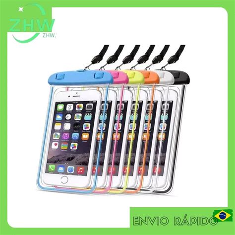 Capa Bolsa Bag Imperme Vel A Prova D Gua Aqu Tica Para Celular S Fie