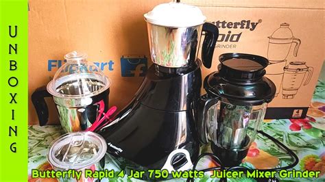 Unboxing Butterfly Rapid Jar Juicer Mixer Grinder Watts Just